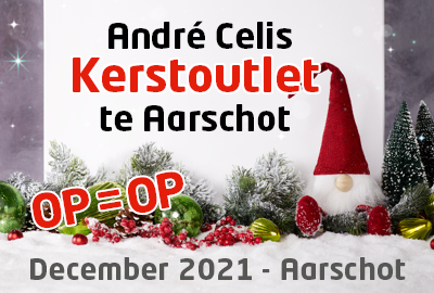 André Celis Kerstoutlet te Aarschot - december 2021
