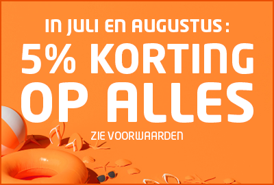 Zomeractie 2023: 5% korting op alles!