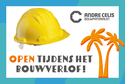 Aangepaste openingsuren tijdens het bouwverlof