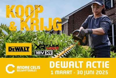 DeWalt Actie KOOP&KRIJG 2025