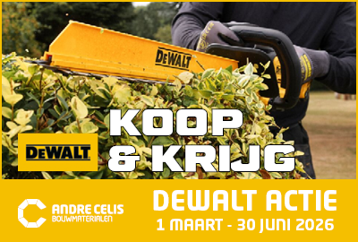 DeWalt Actie KOOP&KRIJG 2026