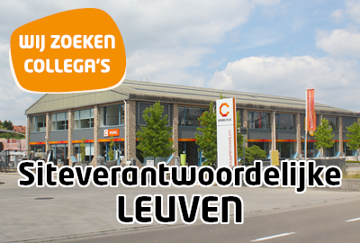 Vacature: Siteverantwoordelijke Leuven
