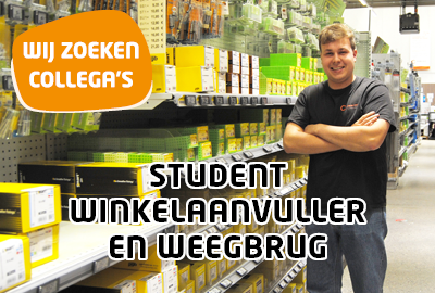 Vacature: Jobstudent – Winkelaanvuller en weegbrug – Lubbeek