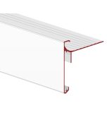 Bendec Buitenhoek Dakrand aluminium DRB 60 wit