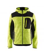 Blaklader Gebreide vest Softshell geel - maat XL