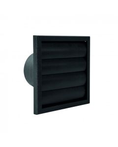 Renson Overdrukrooster 742 PVC zwart