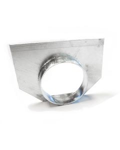 Aco Large Eindplaat galva met uitloop DN100