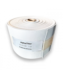 Alphathor Lasstrook NG gewapend 1,5mm wit (15cm x 20m)