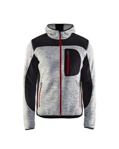 Blaklader Gebreide vest Softshell grijs - maat XL