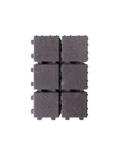 Coeck Waterpasserende Betonklinker 20x20x6 zwart
