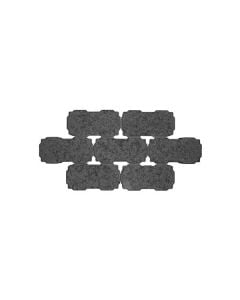 Coeck Waterpasserende Betonklinker 22x11x6 zwart