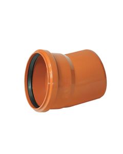 Nicoll PVC Bocht 15° M/S Ø110 Oranje