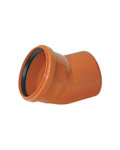 Nicoll PVC Bocht 30° M/S Ø110 Oranje