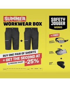 Safety Jogger Summer Box 2x Mekong Short zwart - maat C54