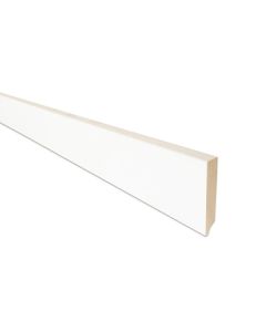 Plint MDF voorgeverfd 12x70mm (lengte 2,44m)