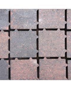 Scheys Betonklinker Columbias Eco Pas 15x15x6 Rood-zwart
