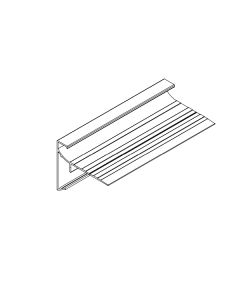 Sprangers Dakrand aluminium 60x50 wit 3m