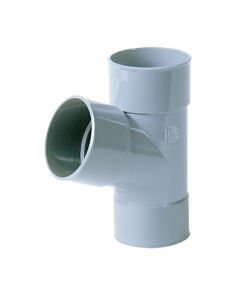 Nicoll PVC T-stuk 67° M/M Ø40 grijs