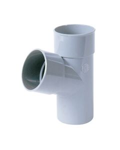 Nicoll PVC T-stuk 67° M/S Ø40 grijs
