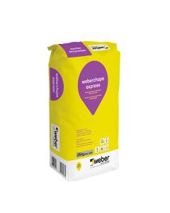 Weber Weberchape Express dekvloermortel 25kg