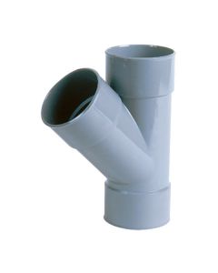 Nicoll PVC Y-stuk 45° M/M Ø75 grijs
